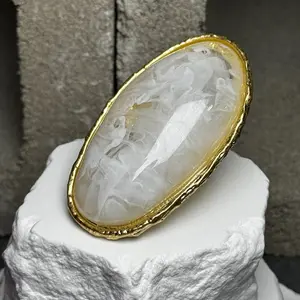 Ethereal Statement Ring Expandable Up To Size 10