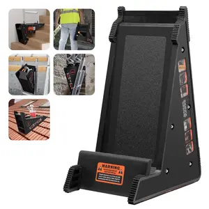 【Summervibes】VEVOR Ladder Levler, 380lbs Load PP Ladder Leveling Tool, Pitch Hopper, Stair Ladder Stabilizer with Storage, Easy to Use Stable Platform for All Surfaces,Extension Ladder Accessory for Uneven Ground