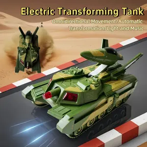 2-in-1 Electric Transforming Tank: Tank → Plane,Flashy Lights,Dynamic Sounds,360-degree omnidirectional movement.Premium Build,Kids 3+Go Wild!Watch Them Beam With Pride—Perfect Holiday Gift! Christmas Hit!army toys military toys army men action figures