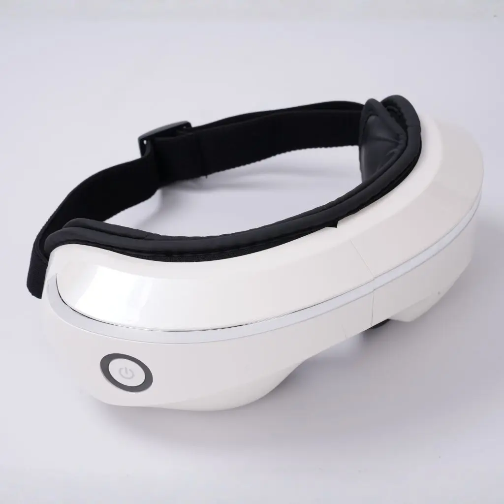 Hot Cold Compress Eye Massager, Foldable Portable Bluetooth Wireless Eye Mask for Acupoint Massage & Eye Strain Relaxation, Portable Sleeping Mask Gift for Daily Relaxation