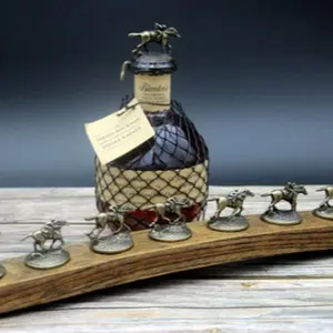 Blanton's Bourbon Stopper Display - Rustic & Refined Collector's Stopper Holder with Certificate of Authenticity - Handcrafted in USA