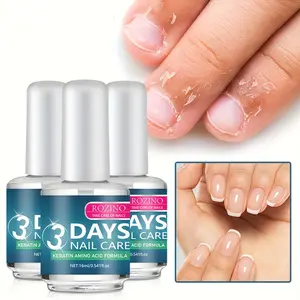 ROZINO [3 bottles]ROZINO 3 Days Nail Care - Keratin Amino Acid Formula for Superior Nail Nourishment.CARE/MOISTURIZING/keratin