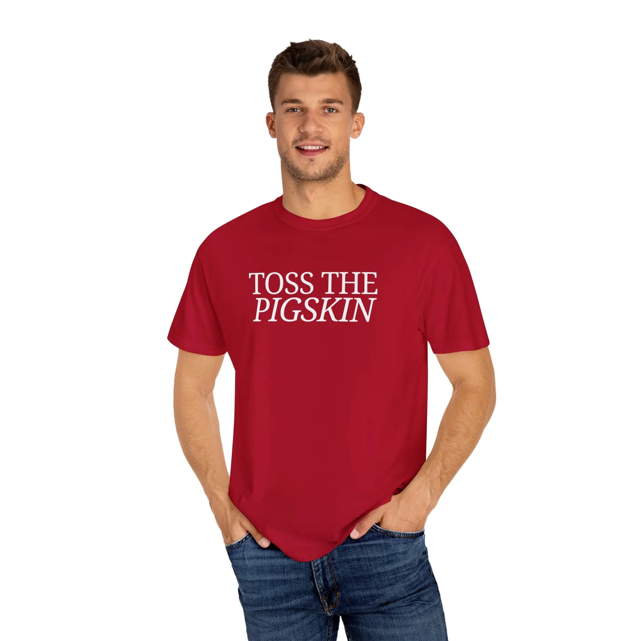 Toss the Pigskin Tee arkansas razorback
