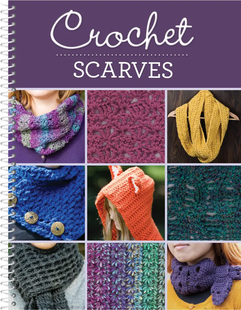 Used Like New Soft Cover Book - Crochet Scarves by Publications International Ltd. (Cover Art or Edition May Vary, English Language)