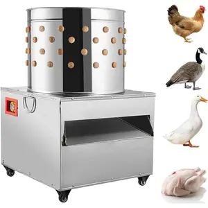 VEVOR Chicken Plucker Machine, 20 - inch Stainless Steel Drum Feather Plucker, Defeathering Equipment with 108 Soft Rubber Plucking Fingers, Simple Debris Collection, for Chicken Poultry PluckingVEVOR Super Brand Day