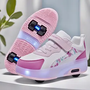 Children's LED light skate shoes are fun and fashionable, suitable for boys and girls' birthday parties and Christmas