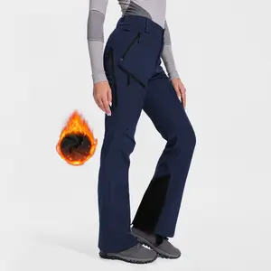 Women's Snow Ski Fleece lined Pants - SnowVenture W048