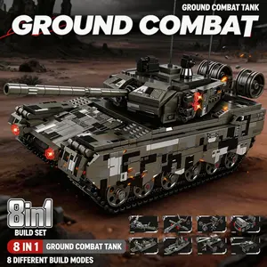 1068pcs Main Battle Tank 99a Building Blocks Toy Set, High Difficulty Model Kit for Adults Boys, Perfect Halloween Christmas Gift