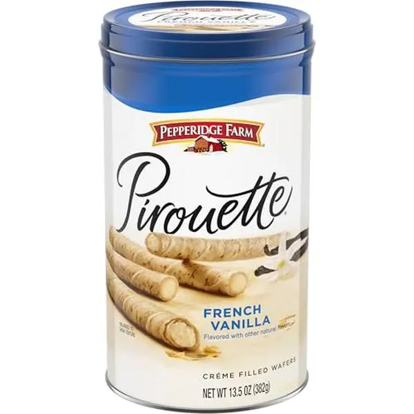 Pepperidge Farm Pirouette French Vanilla Flavored Filled Wafers, 13.5 Oz
