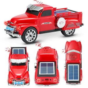 Fuzix WS-695 Pickup Truck Model Bluetooth Speaker with USB Micro SD AUX FM Radio TWS Pairing for Indoor Outdoor Party Birthday Gift Cybertruck Car-Inspired Design High-Quality Sound Portable Power Compact Gift-Worthy