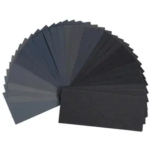 Wet & Dry Sanding Paper, 42pcs/set 120-3000 Grit Sandpaper, Polishing Sand Paper for Wooden Furniture & Metal Car Polishing
