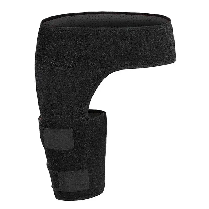 Adjustable Hip Brace & Groin Wrap for Thigh Compression Support - Pain Relief for Sciatica, Arthritis (Volleyball, Ball Sports & Outdoor Use), Compression Wrap