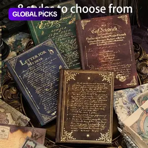 Vintage Style Material Paper Book, 192pcs/set Scrapbook & Journal Making Paper, DIY Decorative Craft Paper for Scrapbooking & Journal Making #GLOBAL PICKS