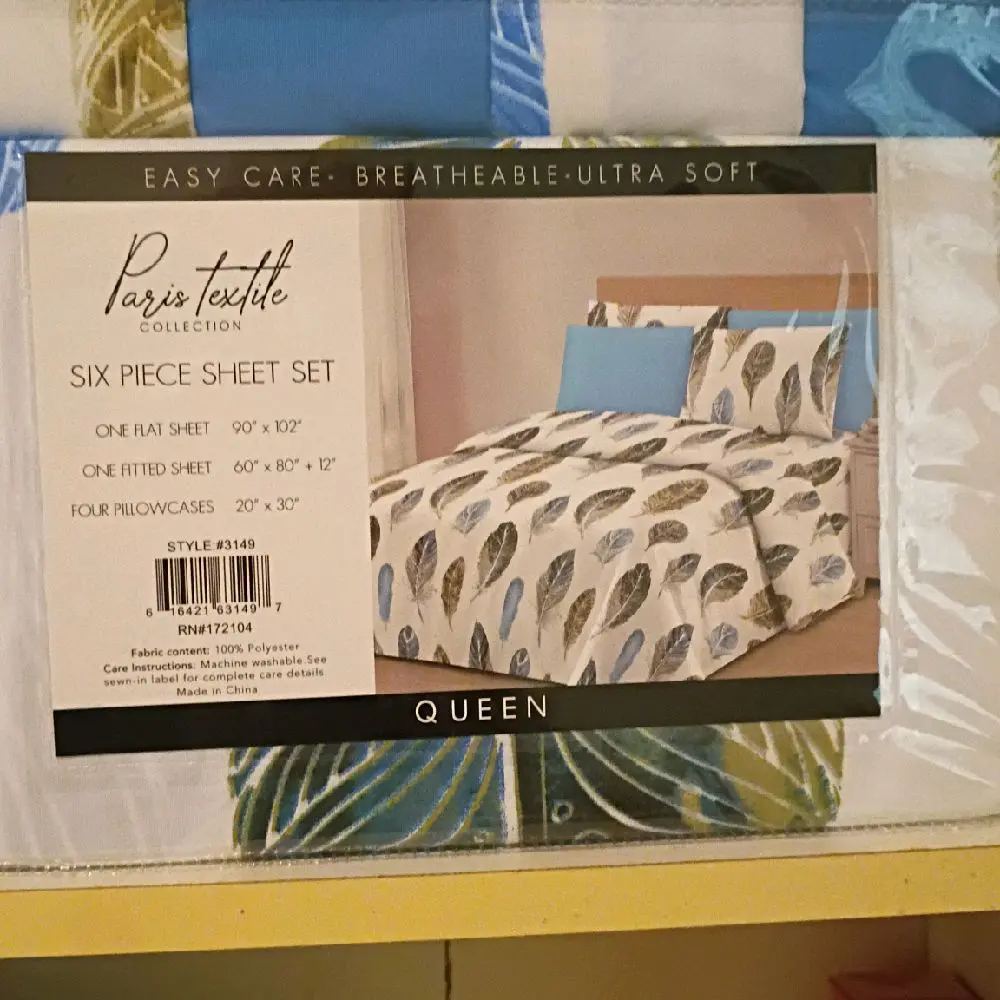6 pieces sheet
