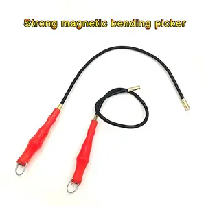 550mm Flexible Magnetic Pick-Up Tool with Strong Magnet, Flexible Length, Curved Grabber for Easy Retrieval of Metal Parts & Debris, Handheld Tool 1PCS