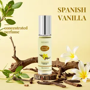 Spanish Vanilla Concentrated Perfume, After-Balm Amber Vanilla Fragrance Sandalwood Rosewood 10ML Portable Spray, Instant Confidence Boost, Non-Toxic Liquid, Highly Scented