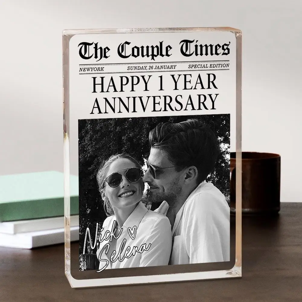 Personalized Wedding Photo Bloc For Couples, Gamer Boyfriend Valentines Day Gift, Custom Couple Magazine Puzzle Bloc, Anniversary Gifts