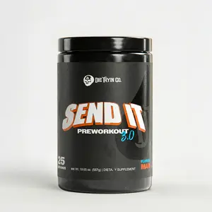 SEND IT 3.0 Ultimate Daily Driver Preworkout 25 Servings Pump, Strength, Energy, Endurance Supplement for Gym Enthusiasts Enhance Workout Routine Edible Dietary