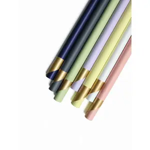 Flower Wrapping Paper, Waterproof, 24″x 24″, 20 sheets per pack, 2-Sided Design