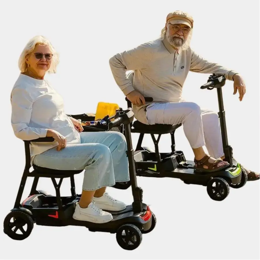 Mobility Scooter Lightweight - Folds Up Like Suitcase, TSA Compliant,