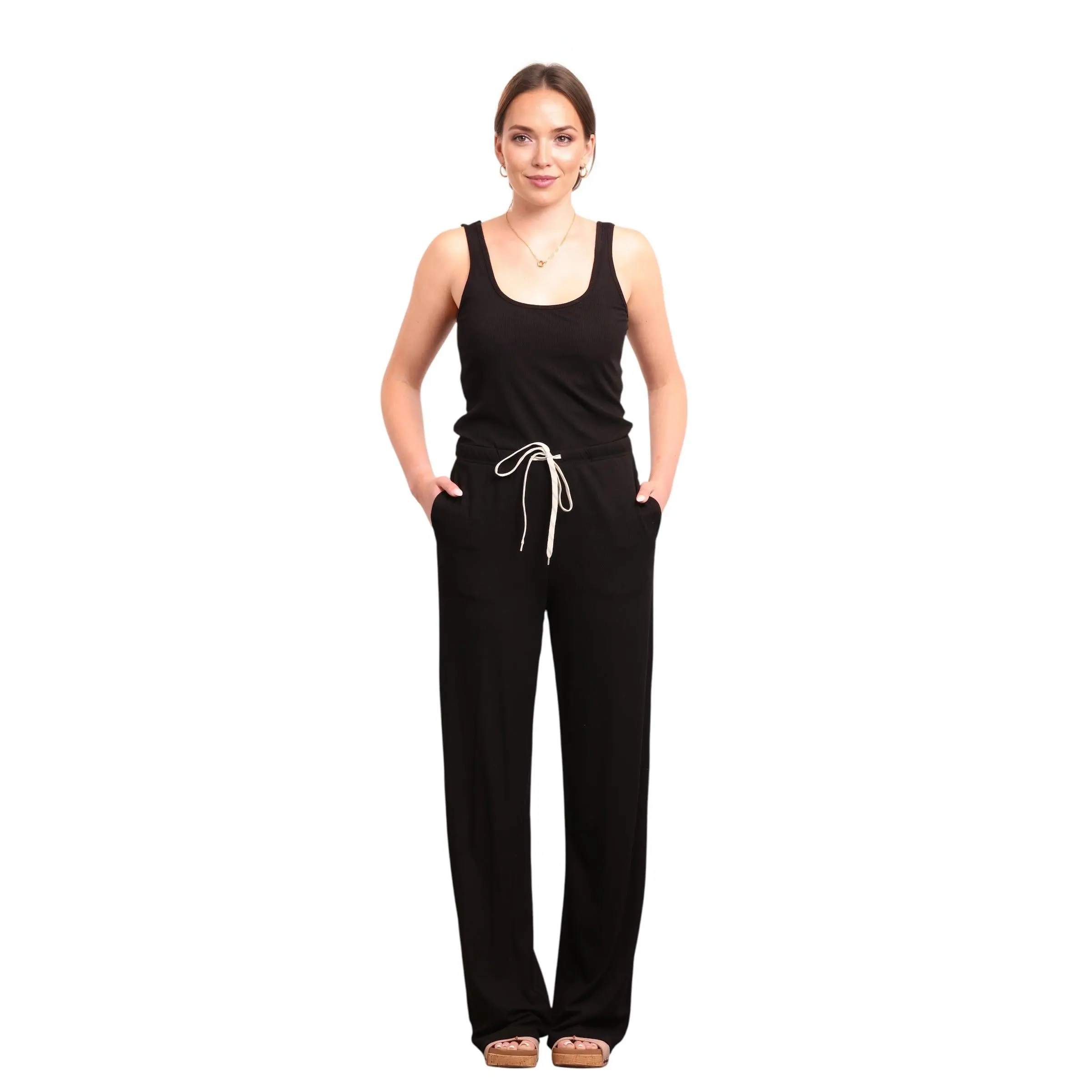 The Fix Everything Ribbed Tank Jumpsuit – Two Inseams