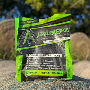 Antler Edge Golden Blend Deer Feed Attractant 21% Protein Sweet Aroma with EDGE X Enhances Antler Growth & Body Mass