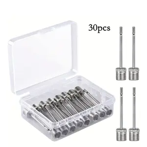 Air pump needle, high-quality inflation needle, suitable for inflating soccer balls, basketballs, volleyballs or rugby balls, comes with a portable storage box