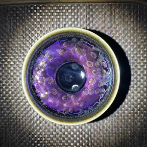 Purple Milky Way Aurora Bowl (Oil-Drop Bowl)