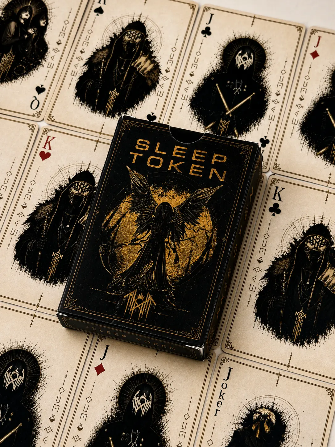 Sleep Token Playing Card Deck | Rock Music Band Collectible Poker Card Game | Gothic Fantasy Gift for Gamers and Fans