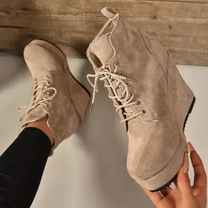 Women'S Fashionable Platform High-Heeled Boots, Women Shoes