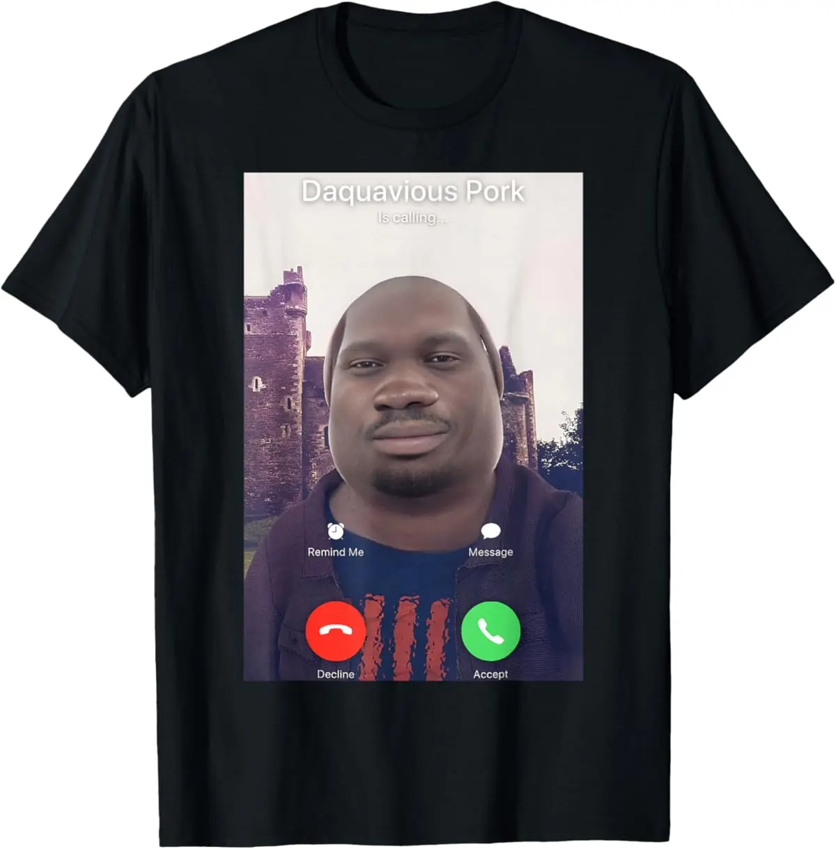 D'aquavious Pork T-Shirt Cotton Printed Shirt