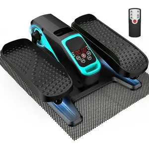 Under Desk Elliptical 5 Mode 12 Speed Low Impact Mini Electric Leg Exerciser As Seen on TV While Sitting for Seniors with Non-Slip Mat Quiet&Portable Seated Elliptical for Home and Office