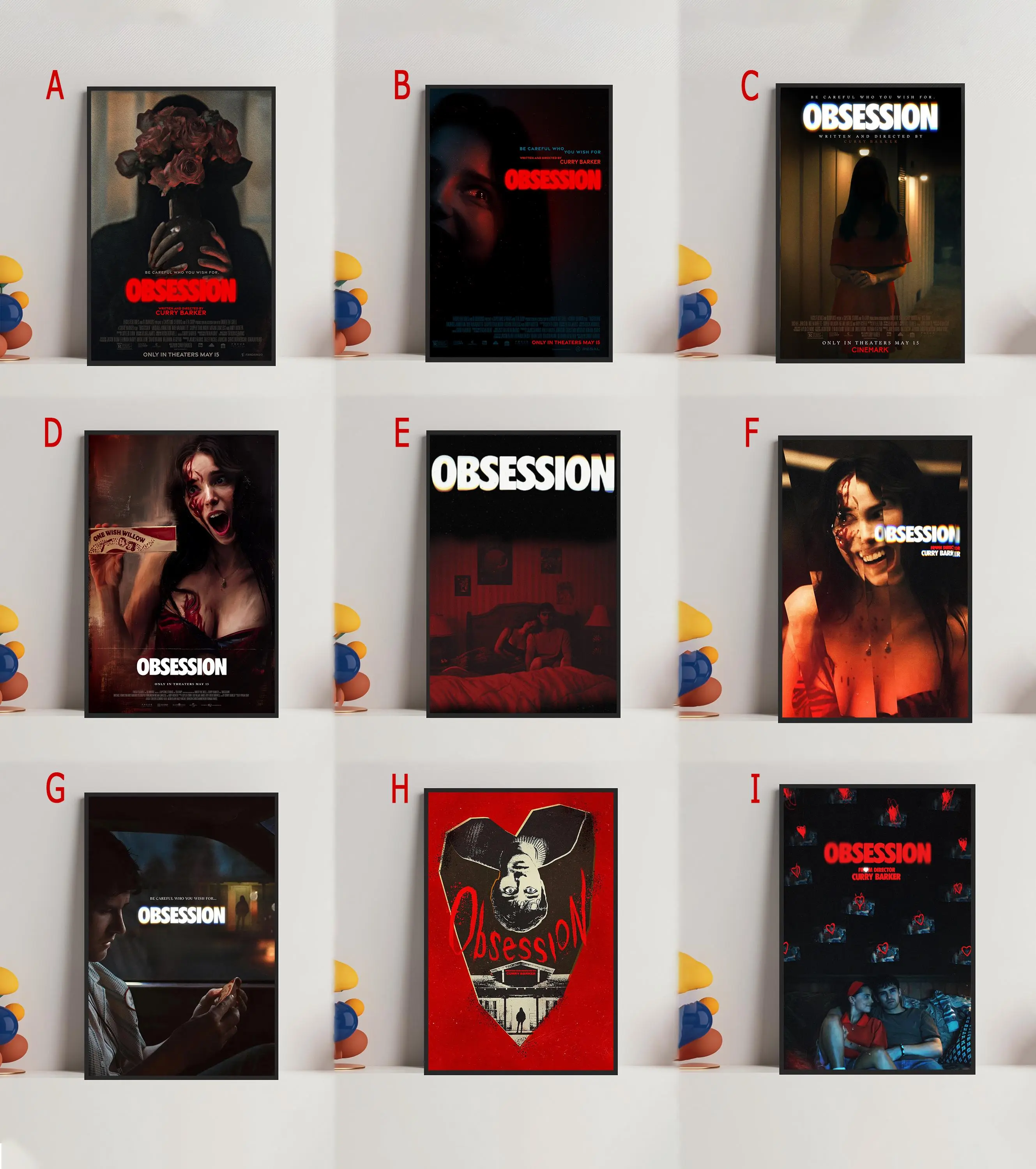 Obsession (2026) Movie Canvas Poster, Home Decor, Gift Idea for Room Decoration