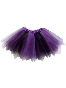 Purple & Black Fairy Costume Pixie Tutu Skirt for Kids, Adults, Plus