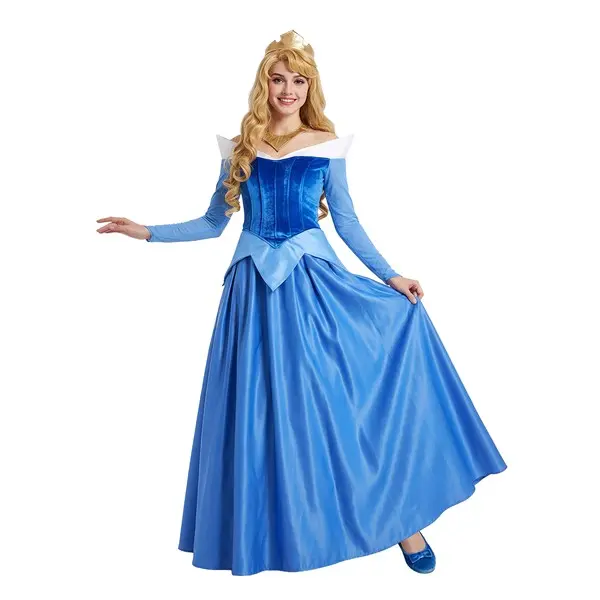 Women's Disney Sleeping Beauty Aurora Blue Dress Costume (© Disney)