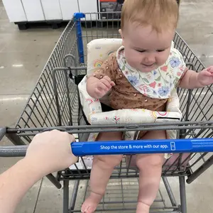 Baby Shopping/Grocery Cart & High Chair Cover - Cart Seat Cover, Reusable Baby Cart Cover - Perfect for Baby Girls & Boys - Indoor Supermarket Use