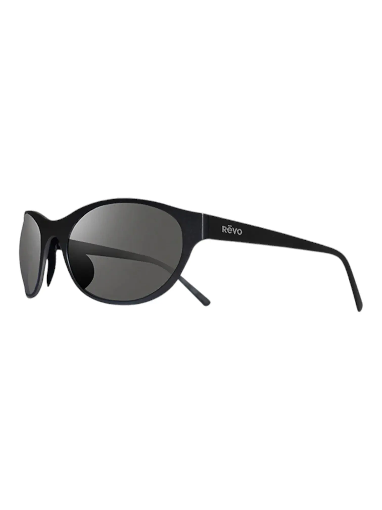 Revo Icon Polarized Oval Black Titanium Frame with Graphite Lens 58-22-135 MSRP$330