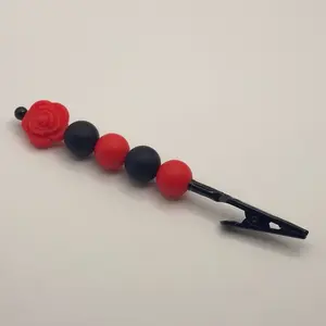 Rose Beaded Clip - Versatile Multi-use Clip or Bracelet Helper