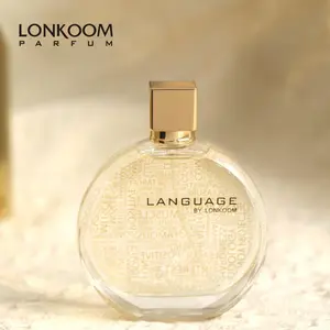 Language Perfume Holiday Gift EDP Pefume  WOODY  Floral Notes For Women Elegant scents Long Lasting Perfume 100ml LANGUAGE GOLD by Lonkoom