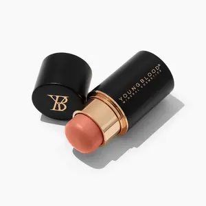 YB Cosmetics VividLuxe Crème Blush Stick Hydrating Cheek Lip Color with Hyaluronic Acid Creamy Texture Radiant Finish 8 Flawless Shades Full Size