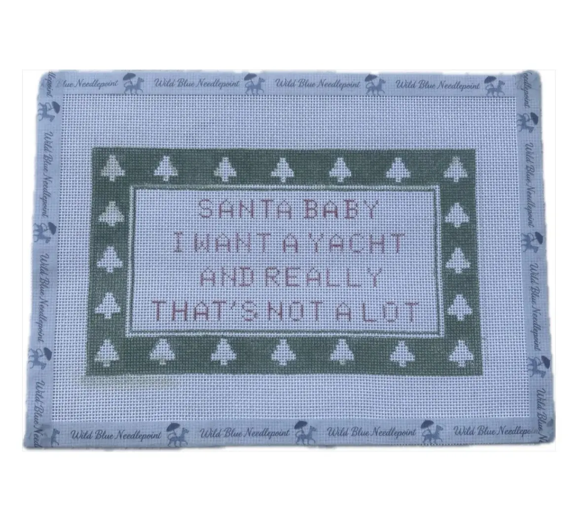 Santa Baby Needlepoint Canvas
