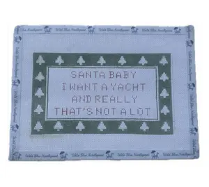 Santa Baby Needlepoint Canvas