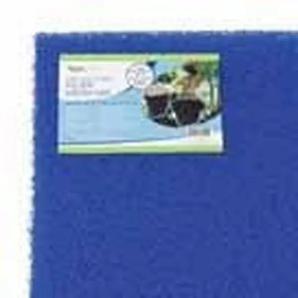 Aquascape 80005 Rigid Plastic Aquarium Filter Mat - High Density, Thick, 24 in L x 39 in W x 1.5 in Thicknes, Easy to Cut, Filtration Maximizing, Blue, 24 L X 39 W X 1.5 In