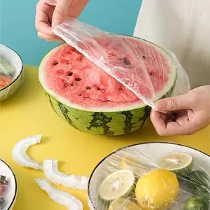 Reusable Elastic Bowl Protective Cover, 100pcs Stretchable Food Cover, Kitchen Storage Items Suitable for Different Sizes Bowls Plates