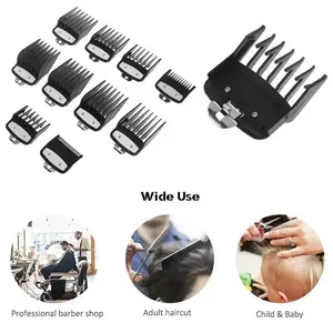 3Pcs Hair Clipper Guards Stainless Steel Precision Guide Combs Universal Attachment for Hair Trimming Split Ends Removal, Hair Clippers Set