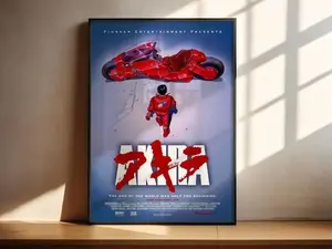 Akira Poster, Kaneda & Tetsuo Wall Art, Anime Manga Fan Decor - Number 06
