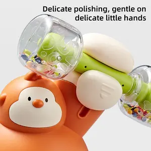 A baby bell and a balanced wobbler baby toy, funny bell, rattle maracas, sensory children's early education toy, for boys and girls over 6 months old