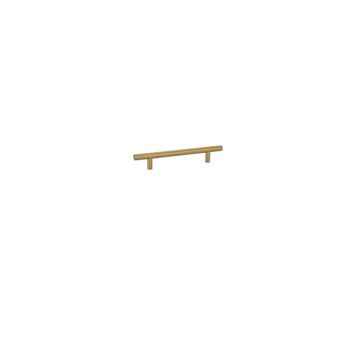 Emtek 86361US4 Modern Cabinet Pull, 5 inches Center Bar, Satin Brass Finish, Door Hardware Accessory