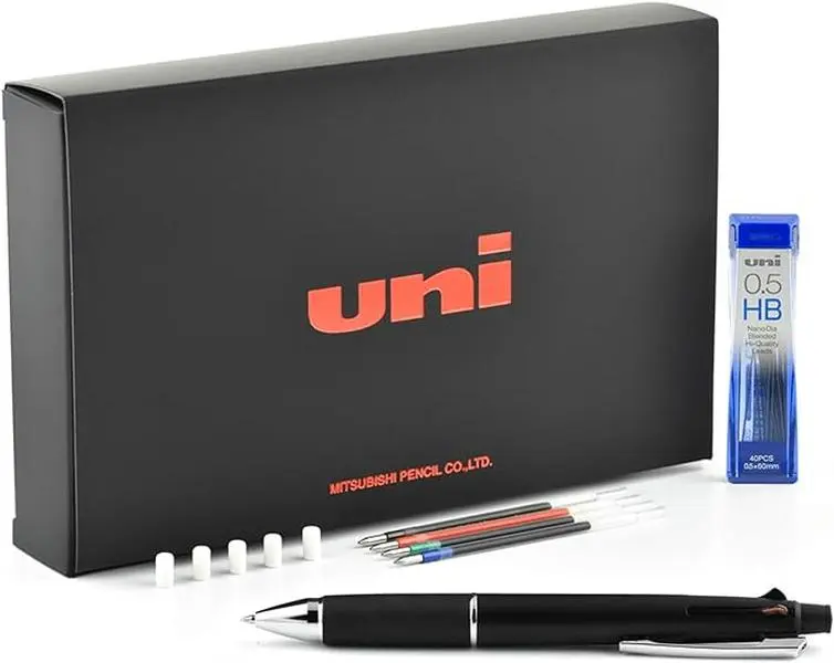 uniball™ JETSTREAM 4-1 Ballpoint Pen Gift Set, Office Stationery Ballpen Set with Pen