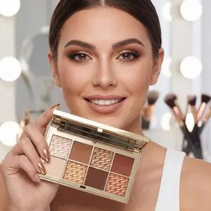 Luxury Eyeshadow Trio Palette – Matte & Shimmer